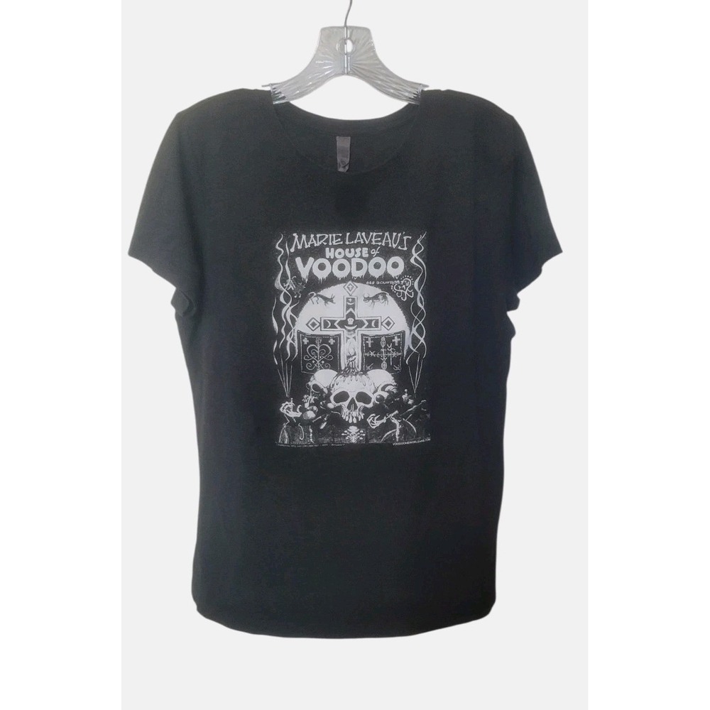 Marie Laveaus House Of Voodoo New Orleans Double-Sided T-shirt XXL